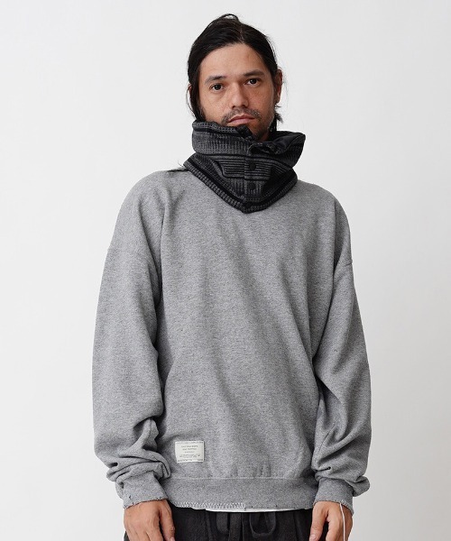 EGO TRIPPING(エゴトリッピング)の「mko9941-ARROWHEAD NECKWARMER ネックウォーマー(ネックウォーマー/スヌード・メンズ・チャコール/サンドベージュ・FREE)」の7枚目の写真