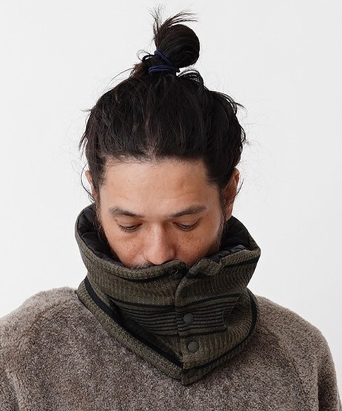 EGO TRIPPING(エゴトリッピング)の「mko9941-ARROWHEAD NECKWARMER ネックウォーマー(ネックウォーマー/スヌード・メンズ・チャコール/サンドベージュ・FREE)」の6枚目の写真