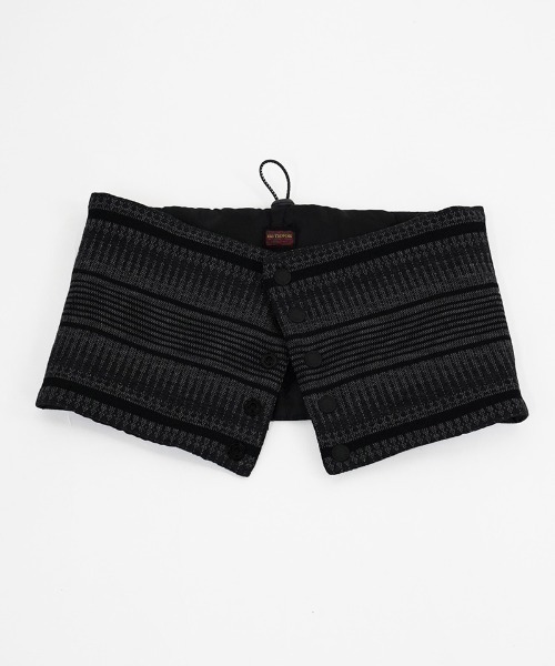 EGO TRIPPING(エゴトリッピング)の「mko9941-ARROWHEAD NECKWARMER ネックウォーマー(ネックウォーマー/スヌード・メンズ・チャコール/サンドベージュ・FREE)」の4枚目の写真