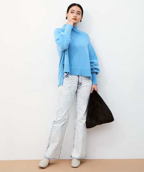 ADAM ET ROPE'（アダムエロペ）の「フェイクファートートバッグ（トートバッグ・レディース・ブラック/ライトグリーン・FREE）」の4枚目の写真