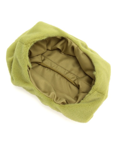 ADAM ET ROPE'（アダムエロペ）の「フェイクファートートバッグ（トートバッグ・レディース・ブラック/ライトグリーン・FREE）」の12枚目の写真