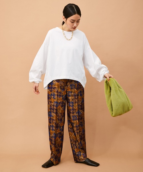 ADAM ET ROPE'（アダムエロペ）の「フェイクファートートバッグ（トートバッグ・レディース・ブラック/ライトグリーン・FREE）」の13枚目の写真