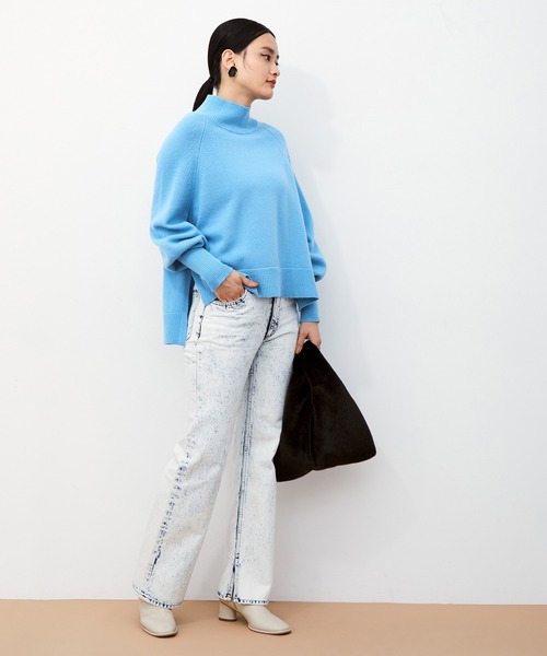 ADAM ET ROPE'（アダムエロペ）の「フェイクファートートバッグ（トートバッグ・レディース・ブラック/ライトグリーン・FREE）」の14枚目の写真