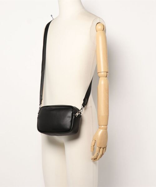 HWG_5（エイチダブルゴー）の「ワンショルダースクエアバッグ（ショルダーバッグ・レディース・アイボリー/ブラック・FREE）」の6枚目の写真