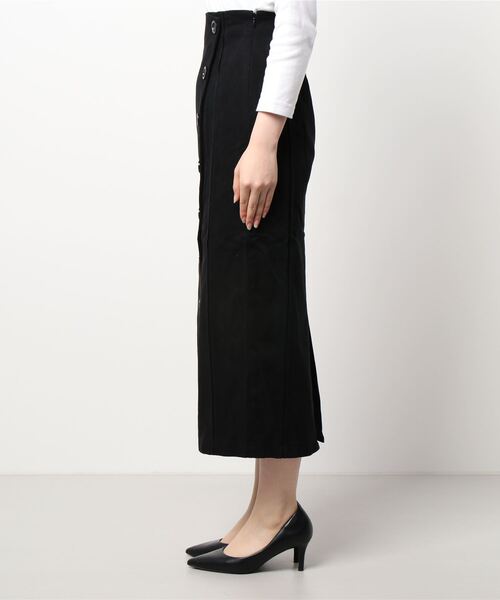 rienda（リエンダ）の「フロントボタンタックポイントスカート（スカート・レディース・ブラック/ピンク/ベージュ・MEDIUM/SMALL）」の22枚目の写真