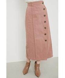 rienda | フロントボタンタックポイントスカート(スカート)