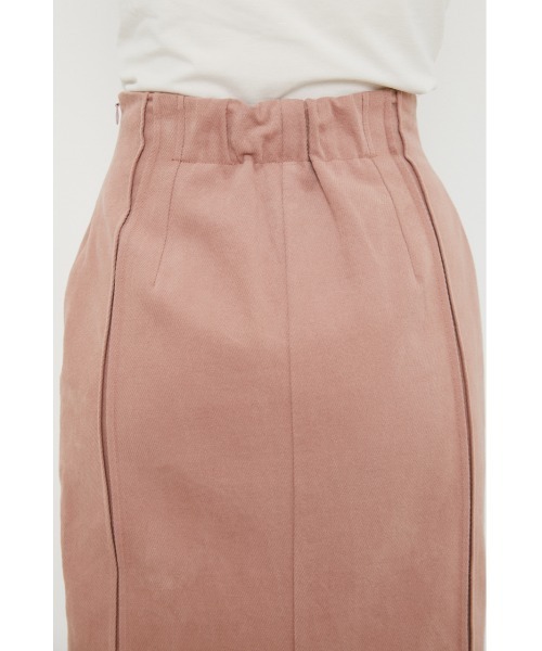 rienda（リエンダ）の「フロントボタンタックポイントスカート（スカート・レディース・ブラック/ピンク/ベージュ・MEDIUM/SMALL）」の5枚目の写真