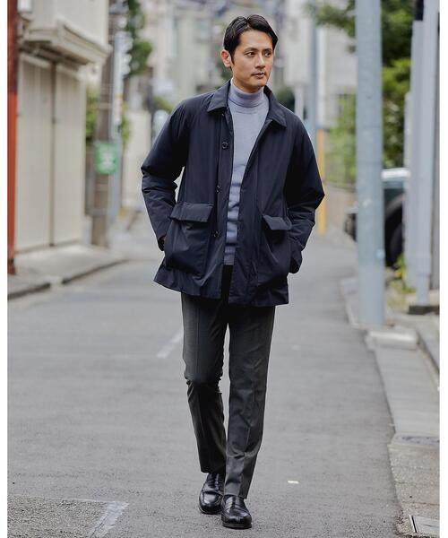 green label relaxing（グリーンレーベルリラクシング）の「サキソニー無地 MAGICOMFORT スラックス -ウォッシャブル・ストレッチ・アジャスター-（スラックス・メンズ・ダークブラウン/グレー/ダークグレー・S/M/L/XL/XS）」の14枚目の写真