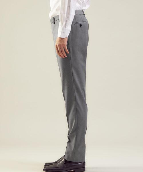 green label relaxing（グリーンレーベルリラクシング）の「サキソニー無地 MAGICOMFORT スラックス -ウォッシャブル・ストレッチ・アジャスター-（スラックス・メンズ・ダークブラウン/グレー/ダークグレー・S/M/L/XL/XS）」の11枚目の写真