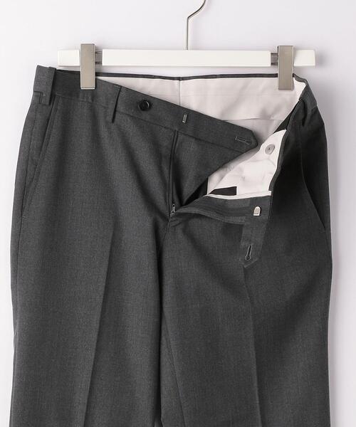 green label relaxing（グリーンレーベルリラクシング）の「サキソニー無地 MAGICOMFORT スラックス -ウォッシャブル・ストレッチ・アジャスター-（スラックス・メンズ・ダークブラウン/グレー/ダークグレー・S/M/L/XL/XS）」の6枚目の写真