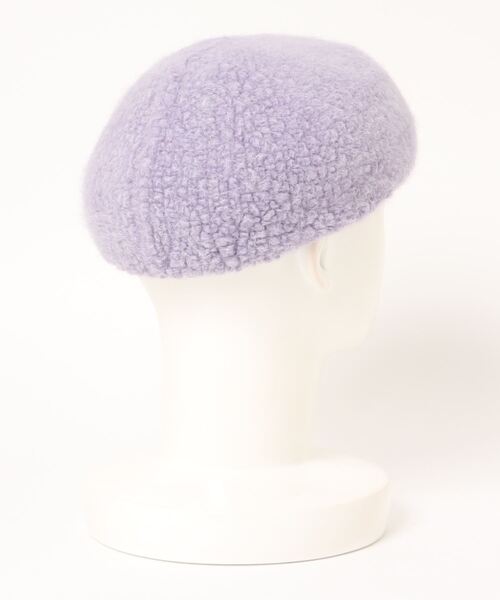 チチカカ（チチカカ）の「ぽこぽこベレー帽（ハンチング/ベレー帽・レディース・グリーン/パープル/イエロー・FREE）」の4枚目の写真