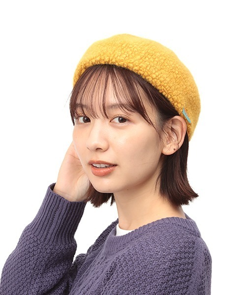チチカカ（チチカカ）の「ぽこぽこベレー帽（ハンチング/ベレー帽・レディース・グリーン/パープル/イエロー・FREE）」の15枚目の写真