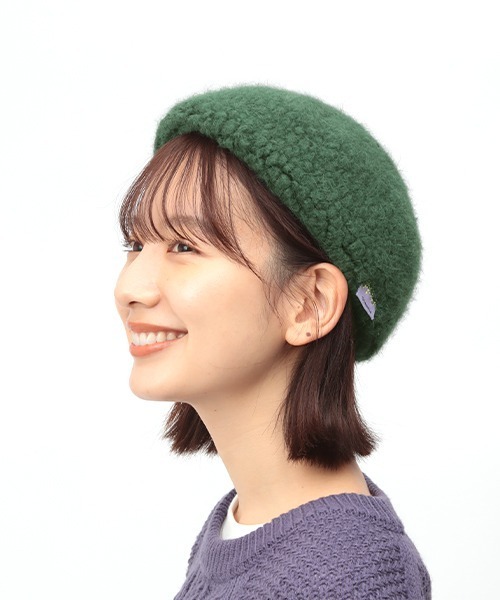 チチカカ（チチカカ）の「ぽこぽこベレー帽（ハンチング/ベレー帽・レディース・グリーン/パープル/イエロー・FREE）」の13枚目の写真