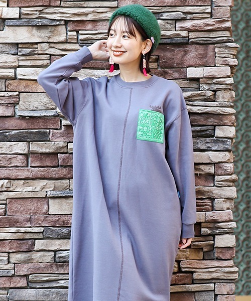 チチカカ（チチカカ）の「ぽこぽこベレー帽（ハンチング/ベレー帽・レディース・グリーン/パープル/イエロー・FREE）」の5枚目の写真