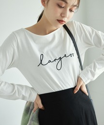 Edit Sheen | 英字プリントロングTシャツ(Tシャツ/カットソー)