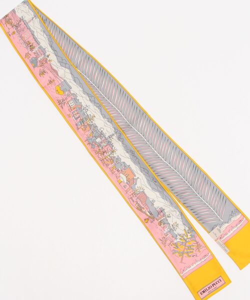 EMILIO PUCCI（エミリオプッチ）の「SCARVES - SCARVES - STOLE（ストール/ショール・レディース・イエロー・ONE SIZE）」の3枚目の写真