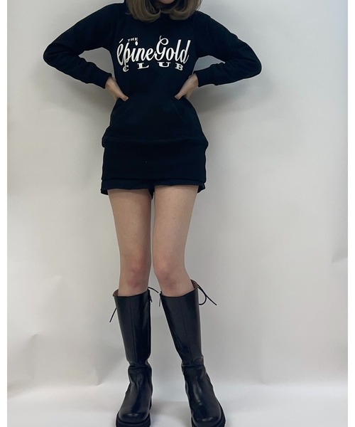 epine（エピヌ）の「epine gold club hoodie（パーカー・レディース・ブラック・FREE）」の4枚目の写真
