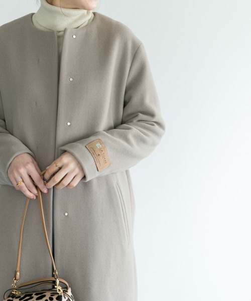 【定価42,900円】アーバンリサーチロッソ　LA TORRE ノーカラーコート URBAN RESEARCH ROSSO（アーバンリサーチロッソ）の「LA TORRE