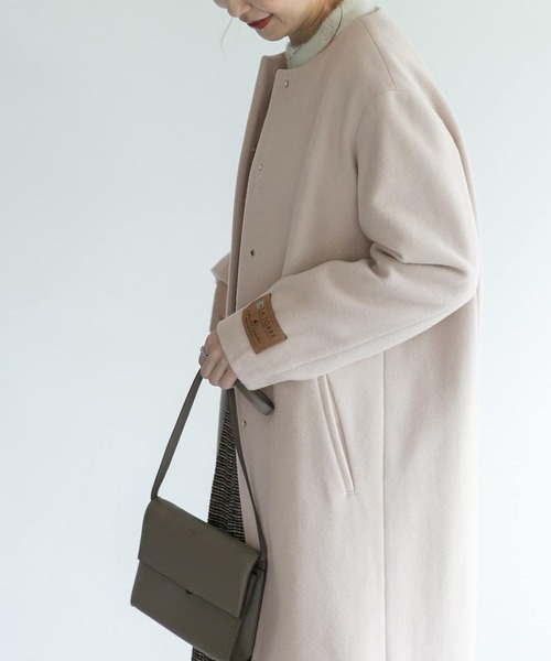 【定価42,900円】アーバンリサーチロッソ　LA TORRE ノーカラーコート URBAN RESEARCH ROSSO（アーバンリサーチロッソ）の「LA TORRE