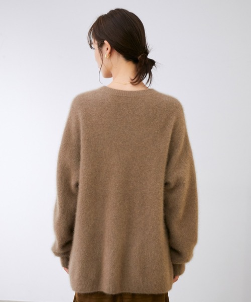 ROPE'(ロペ)の「【シリーズ】ラクーンカシミアクルーネックニット(ニット/セーター・レディース・ブラウン/ベージュ・38)」の5枚目の写真