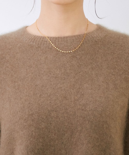 ROPE'(ロペ)の「【シリーズ】ラクーンカシミアクルーネックニット(ニット/セーター・レディース・ブラウン/ベージュ・38)」の7枚目の写真