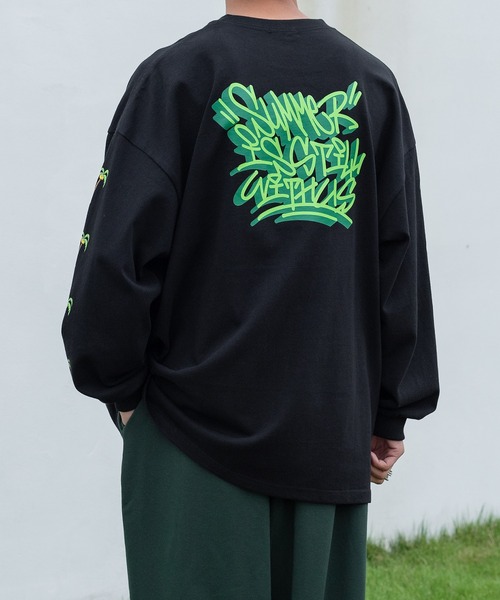 Perushu（ペルーシュ）の「アソートプリントヘビーウェイトロンT（Tシャツ/カットソー・メンズ・ホワイト/ブラック/ホワイト系その他/ブラック系その他・MEDIUM/LARGE）」の4枚目の写真