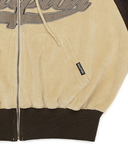 SCULPTOR Velour Track Zip-Up Hoodie / スカルプター ジップアップ