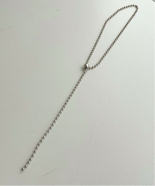 apres jour mignon（アプレジュールミニョン）の「【apresjour mignon×ARIAZ】ボールチェーンネックレス（ネックレス・レディース・シルバー・ONESIZE）」の2枚目の写真