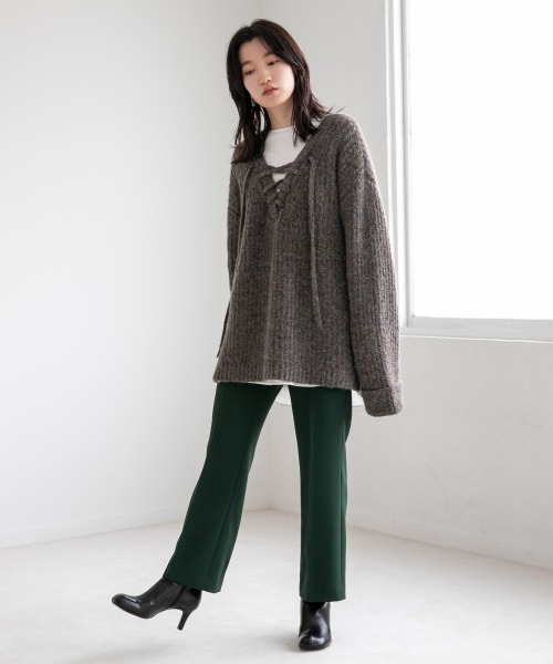 LOWRYS FARM（ローリーズファーム）の「2WAYメランジレースアップ