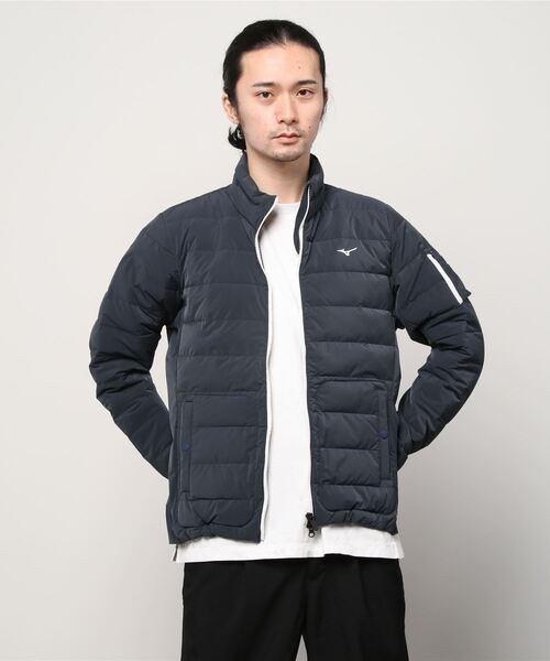 ミズノ ゴルフ ブレスサーモダウンジャケット L 黒 ブレスサーモ