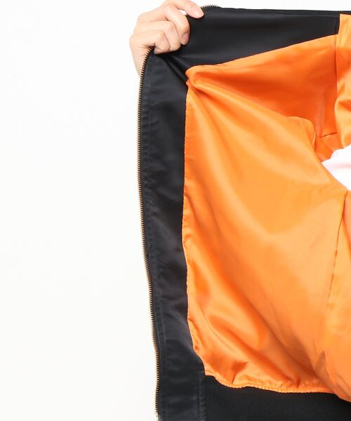 RODEO(ロデオ)の「RODEO ロデオ ミリタリーブルゾン(ブルゾン・レディース・ブラック/カーキ・FREE)」の8枚目の写真