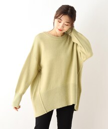 SHOO・LA・RUE | 【五明祐子さん着用商品】ざっくりもちもちバックスリットニット(ニット/セーター)
