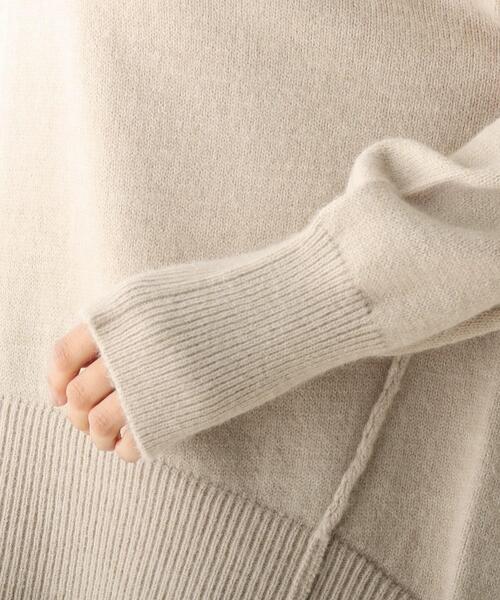 SHOO・LA・RUE(シューラルー)の「◆ざっくりもちもちバックスリットニット(ニット/セーター・レディース・ベージュ/アイボリー/ベビーピンク/ライトブルー/ブラック/レモンイエロー・00)」の12枚目の写真