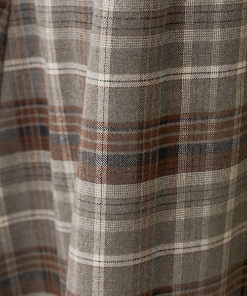 PUAL CE CIN（ピュアルセシン）の「【Du noir・WEB限定】チェックフレアスカート（スカート・レディース・ブラック系その他/グレー系その他/ベージュ系その他・FREE）」の19枚目の写真