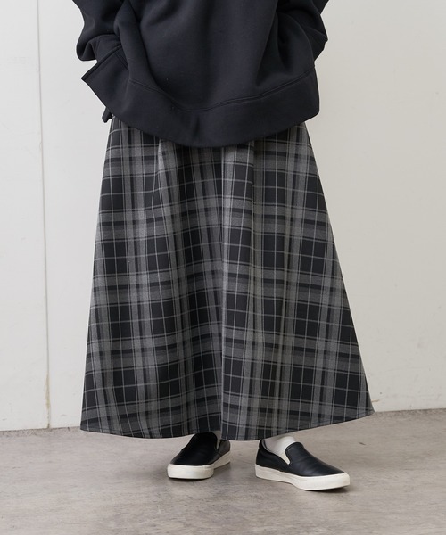 PUAL CE CIN（ピュアルセシン）の「【Du noir・WEB限定】チェックフレアスカート（スカート・レディース・ブラック系その他/グレー系その他/ベージュ系その他・FREE）」の11枚目の写真