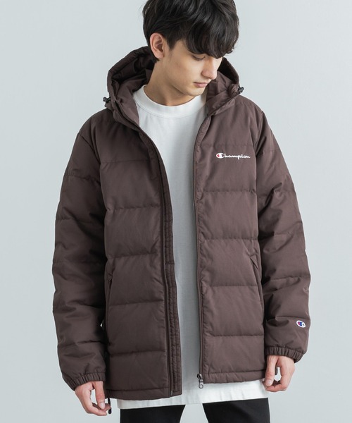 Champion（チャンピオン）の「Champion チャンピオン ダウンフェザージャケット BASIC Down Jacket C3-Q621（ダウンジャケット/コート・メンズ・ブラウン/ブラック・XL/L/M）」の12枚目の写真