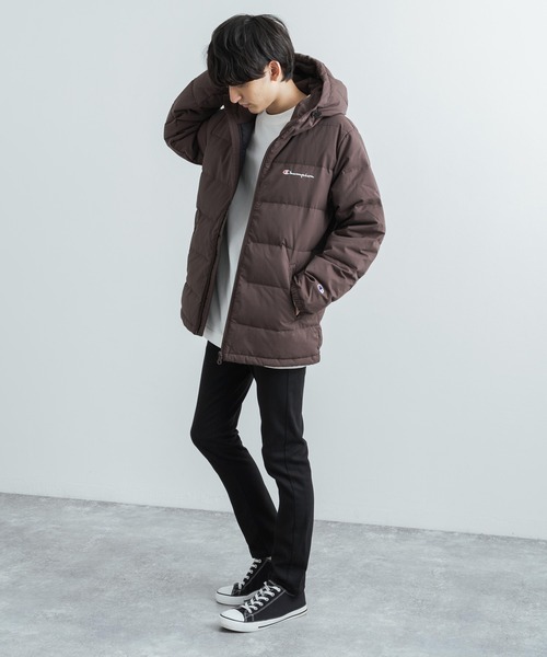 Champion（チャンピオン）の「Champion チャンピオン ダウンフェザージャケット BASIC Down Jacket C3-Q621（ダウンジャケット/コート・メンズ・ブラウン/ブラック・XL/L/M）」の13枚目の写真