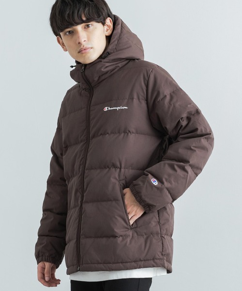 Champion（チャンピオン）の「Champion チャンピオン ダウンフェザージャケット BASIC Down Jacket C3-Q621（ダウンジャケット/コート・メンズ・ブラウン/ブラック・XL/L/M）」の15枚目の写真