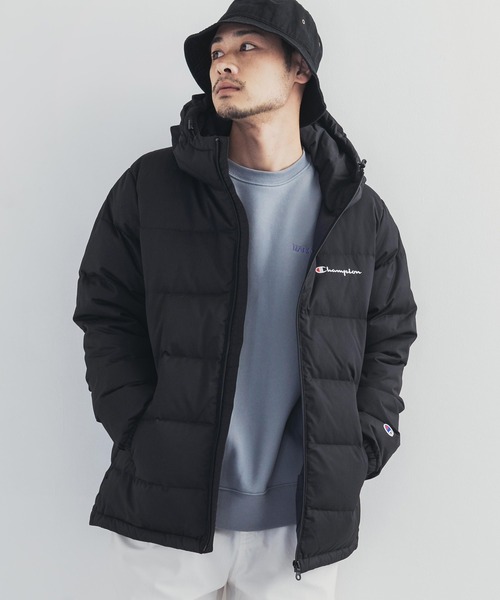 Champion（チャンピオン）の「Champion チャンピオン ダウンフェザージャケット BASIC Down Jacket C3-Q621（ダウンジャケット/コート・メンズ・ブラウン/ブラック・XL/L/M）」の7枚目の写真