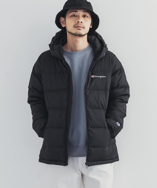 Champion（チャンピオン）の「Champion チャンピオン ダウンフェザージャケット BASIC Down Jacket C3-Q621（ダウンジャケット/コート・メンズ・ブラウン/ブラック・XL/L/M）」の8枚目の写真