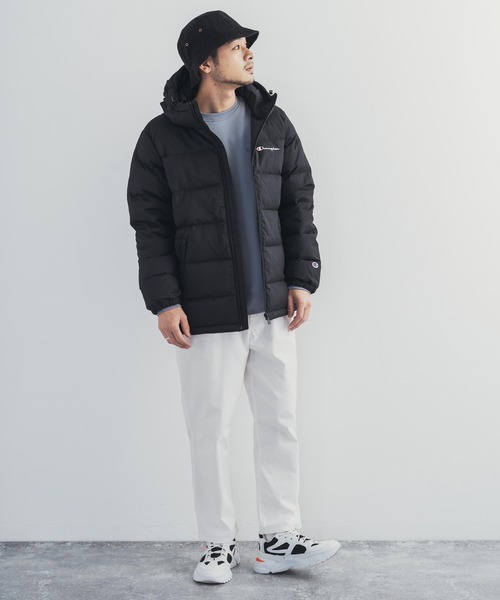 Champion（チャンピオン）の「Champion チャンピオン ダウンフェザージャケット BASIC Down Jacket C3-Q621（ダウンジャケット/コート・メンズ・ブラウン/ブラック・XL/L/M）」の9枚目の写真