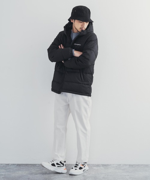 Champion（チャンピオン）の「Champion チャンピオン ダウンフェザージャケット BASIC Down Jacket C3-Q621（ダウンジャケット/コート・メンズ・ブラウン/ブラック・XL/L/M）」の10枚目の写真