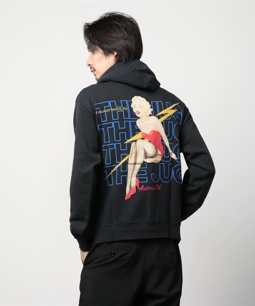 ピンナップガール プルオーバー パーカー Pin Up Girl Avirex アヴィレックス のファッション Avirex パーカー Pullover
