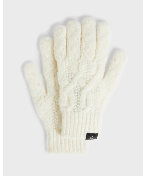 Ted Baker(テッドベーカー)の「MERTONN メンズ ケーブルニット 手袋(手袋・メンズ・アイボリー・O/S)」の1枚目の写真