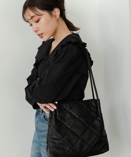 Edit Sheen（エディットシーン）の「フリルセーラーカラーブラウス（シャツ/ブラウス・レディース・ホワイト/ブラック・MEDIUM）」の16枚目の写真