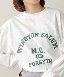 frames RAY CASSIN | OE天竺カレッジロゴBIGロンT(Tシャツ/カットソー)