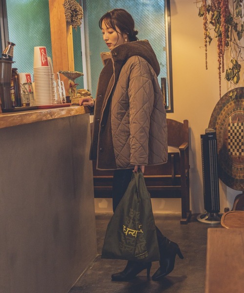 Andemiu(アンデミュウ)の「【LIFE SPICE SHOPオリジナル/WEB限定】Thank you Bag!263207(エコバッグ/サブバッグ・レディース・グリーン系その他・FREE)」の2枚目の写真