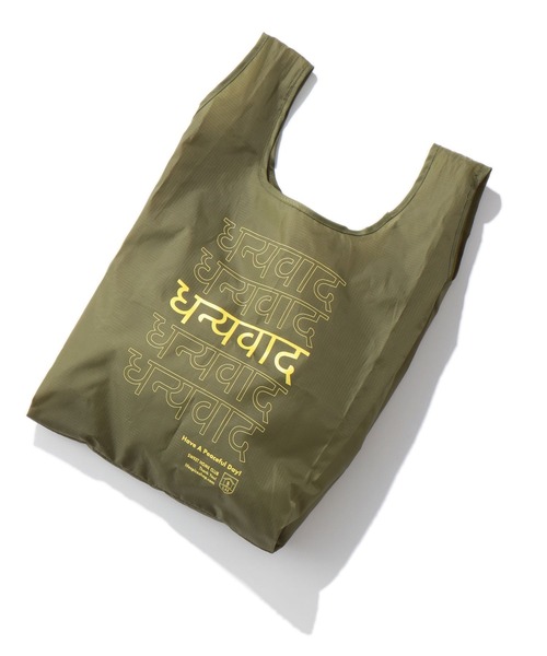 Andemiu(アンデミュウ)の「【LIFE SPICE SHOPオリジナル/WEB限定】Thank you Bag!263207(エコバッグ/サブバッグ・レディース・グリーン系その他・FREE)」の6枚目の写真