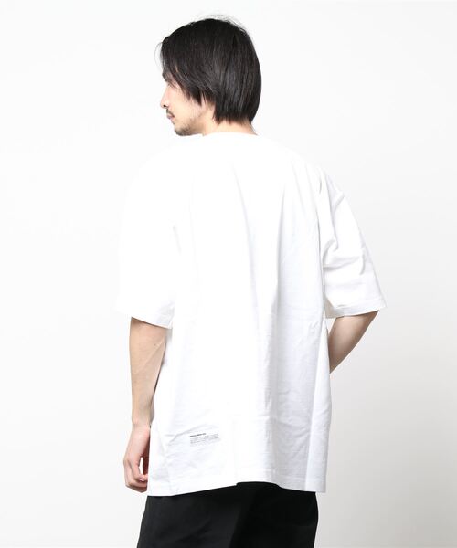 HERON PRESTON(ヘロンプレストン)の「【HERON PRESTON】SS TEE ES OS HERON NIGHTSHIFT(Tシャツ/カットソー・メンズ・ブラック/ホワイト・M/L)」の4枚目の写真