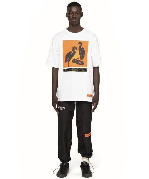 HERON PRESTON(ヘロンプレストン)の「【HERON PRESTON】SS TEE ES OS HERON NIGHTSHIFT(Tシャツ/カットソー・メンズ・ブラック/ホワイト・M/L)」の22枚目の写真